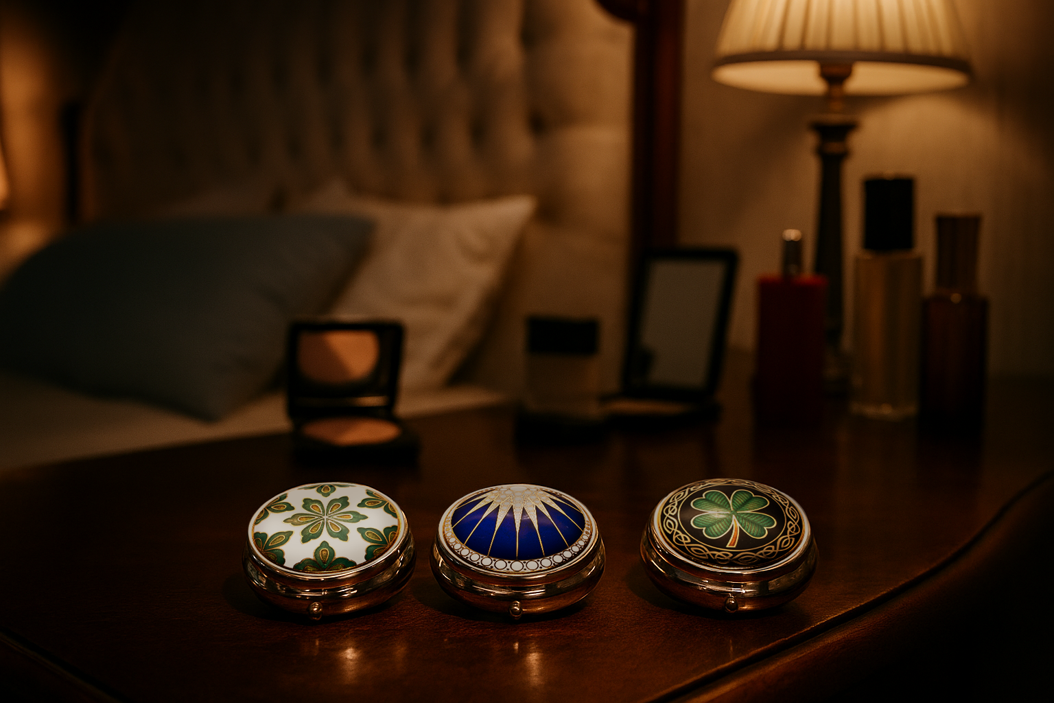 景泰藍琺瑯大圓萬用盒